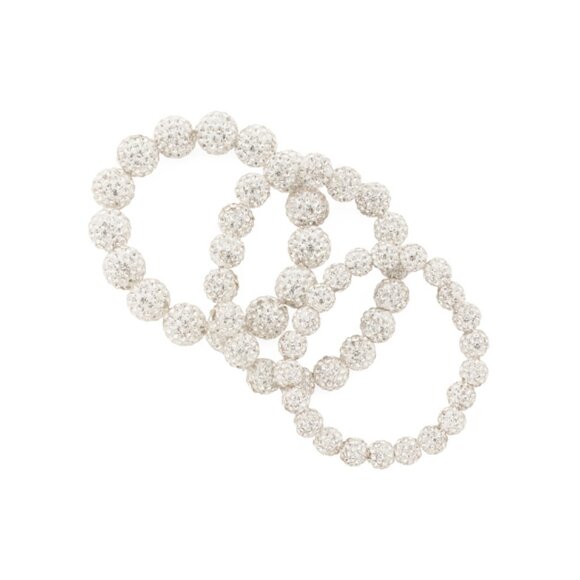 DANNIJO Silver Ariella Crystal Bracelet Set - Picture 1 of 2